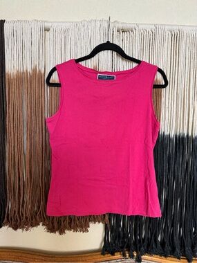 Pink Karen Scott tank top; perfect condition